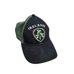Ireland Baseball Cap Lansdowne 1823 Shamrock Hat Adjustable Green Black‎